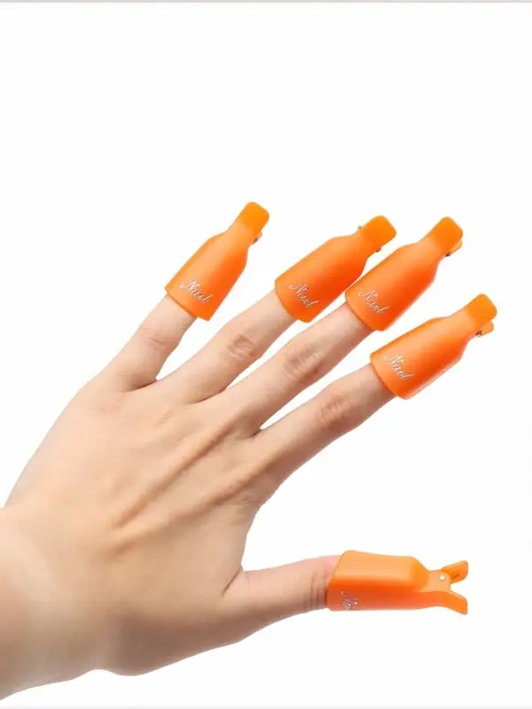 Зажимы для снятия гель-лака, 10 шт., МИКС