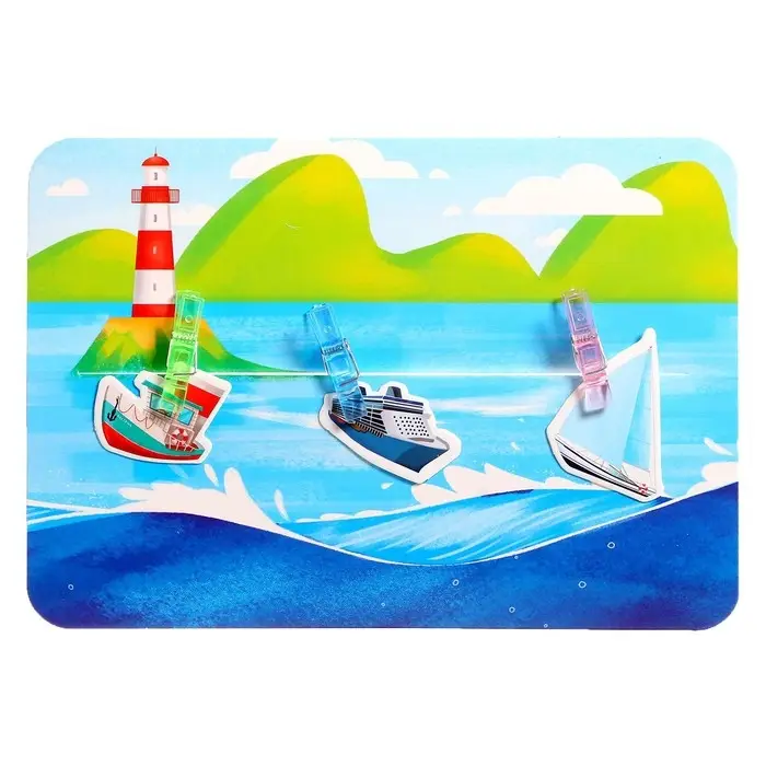 IQ- игра с прищепками «Транспорт» IQ- игра с прищепками «Транспорт»