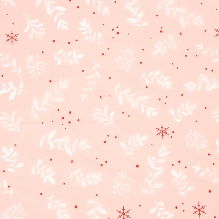 Бумага упаковочная тишью, новогодняя упаковка «Снежинки - лепестки», 50×66 см