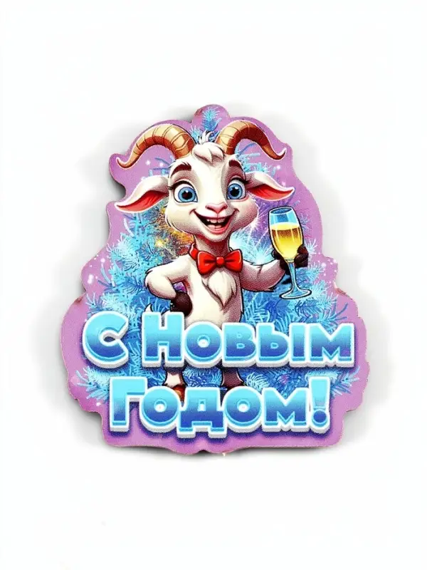 Магнит новогодний набор 10 шт. 2027 &laquo;К деньгам!&raquo; 4.3&times;4.5 см