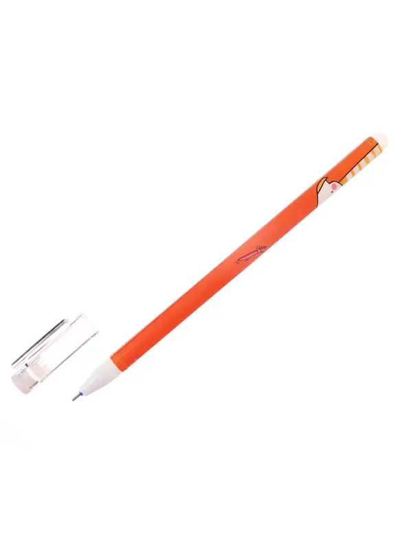 Ручка гелевая СТИРАЕМЫЕ ЧЕРНИЛА, 0,5 мм, стержень синий, Зверята МИКС Ручка гелевая СТИРАЕМЫЕ ЧЕРНИЛА, 0,5 мм, стержень синий, Зверята МИКС