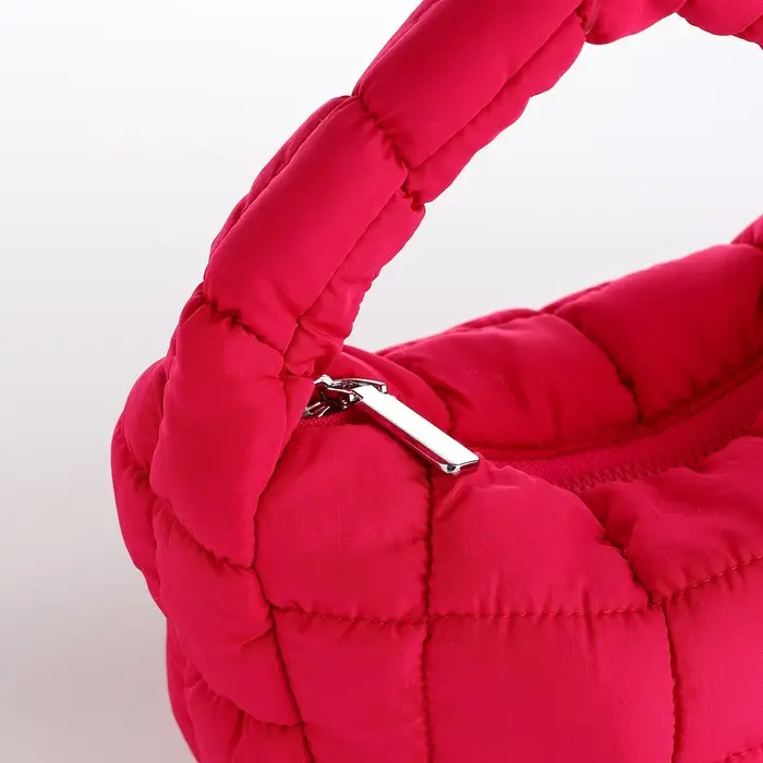 Сумка молодёжная на молнии, 23&times;4&times;15 см, розовая