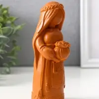 Фигурка - оберег &laquo;Денежная берегиня&raquo;, 14&times;6&times;6 см, красная глина