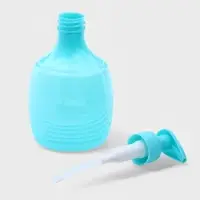 Дозатор для мыла &laquo;Волны&raquo;, 450 мл, 7.8&times;7.8&times;15.5, бирюзовый