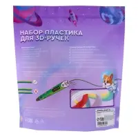 Пластик Luazon PLA-5, для 3D ручки, 5 цветов по 10 метров