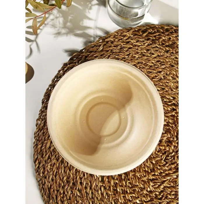 Миска Ecolife, 500 мл, d=15,5 см, сахарный тростник Миска Ecolife, 500 мл, d=15,5 см, сахарный тростник