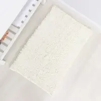 Коврик для дома LaDо́m, букли, плотность 1400 г, 50&times;80 см, белый