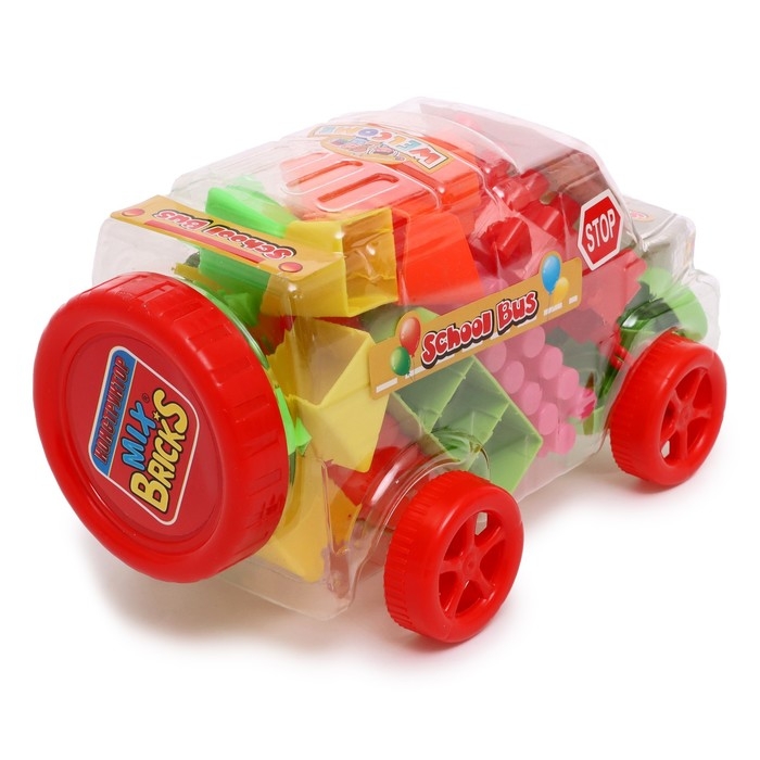 Конструктор-машинка «Веселые приключения», МИКС Конструктор-машинка «Веселые приключения», МИКС