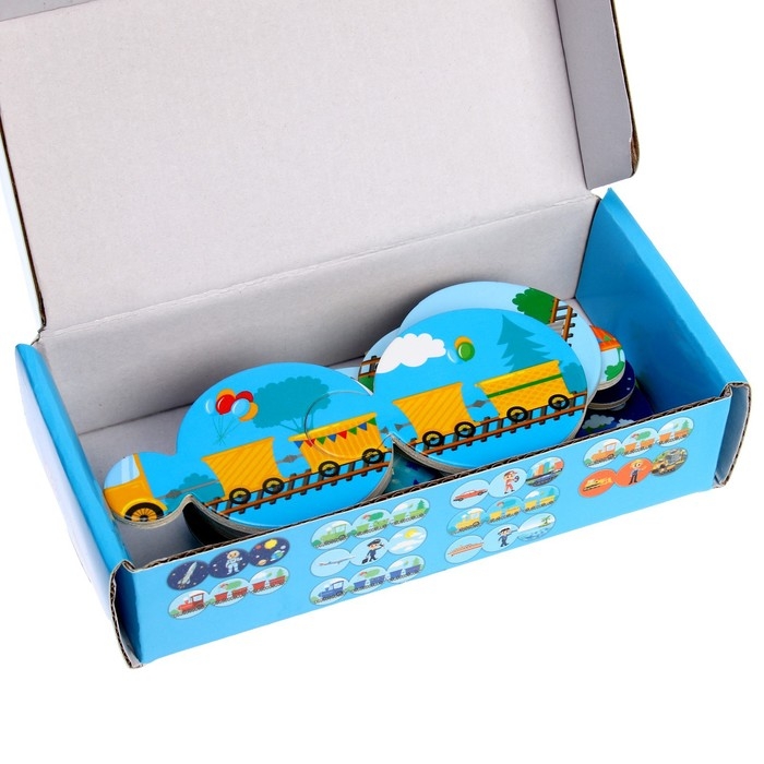 Пазлы логические 3 в 1 «Транспорт и профессии» Пазлы логические 3 в 1 «Транспорт и профессии»