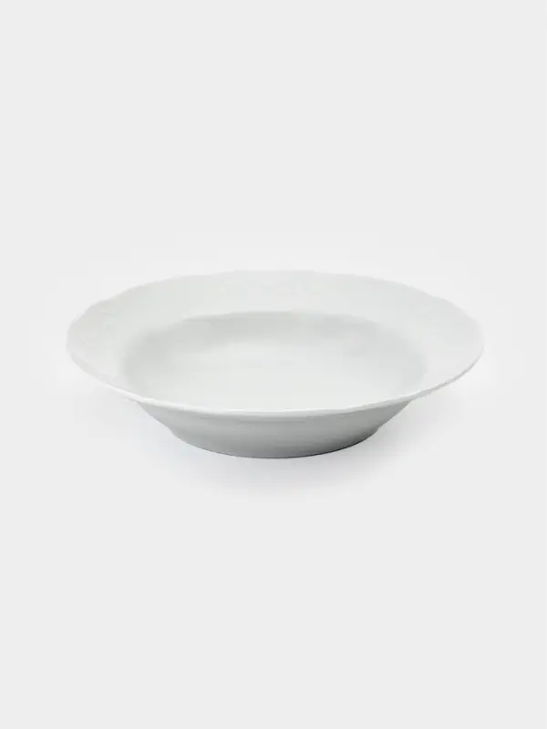 Тарелка глубокая Добрушский завод &laquo;Белье&raquo;, d=24 см, 500 мл, фарфор, белая