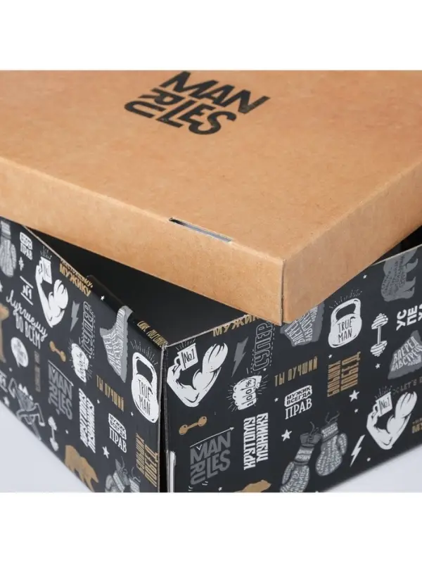 Коробка подарочная складная, упаковка, &laquo;Брутальность&raquo;, 31&times;25.5&times;16 см