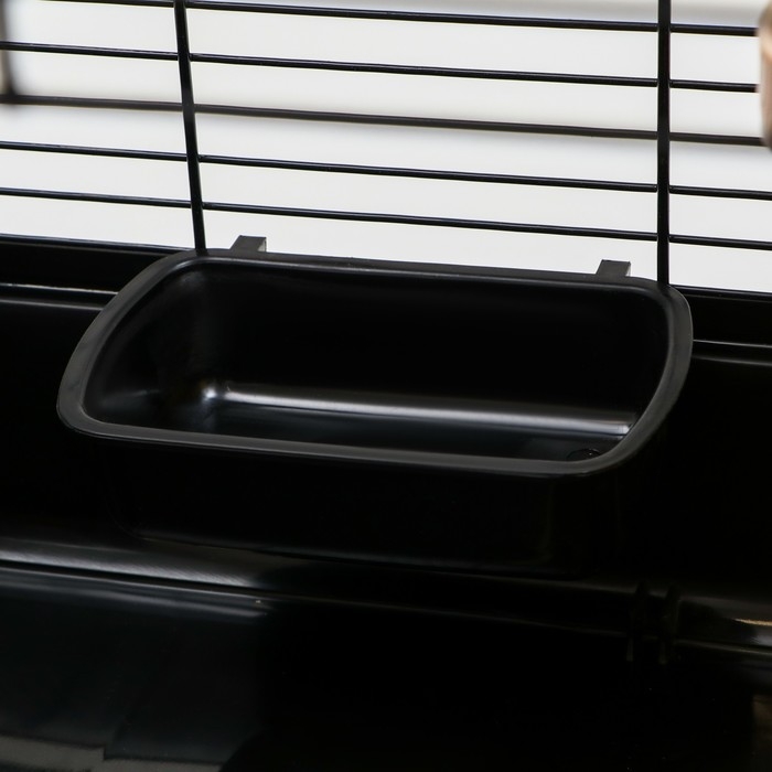 Клетка для грызунов Клетка для грызунов "Пижон", с наполнением 47 х 30 х 27 см, чёрная