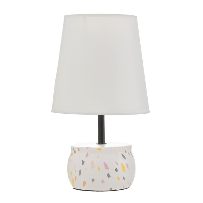 Настольная лампа Настольная лампа "Энель" E14 40Вт белый 18,5х18,5х32 см RISALUX