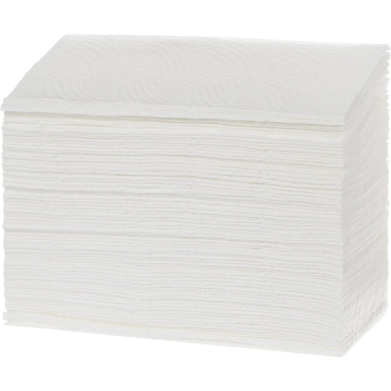 Полотенца бумажные листовые Luscan Prof Z слож 3 сл цел бел 80 шт/уп