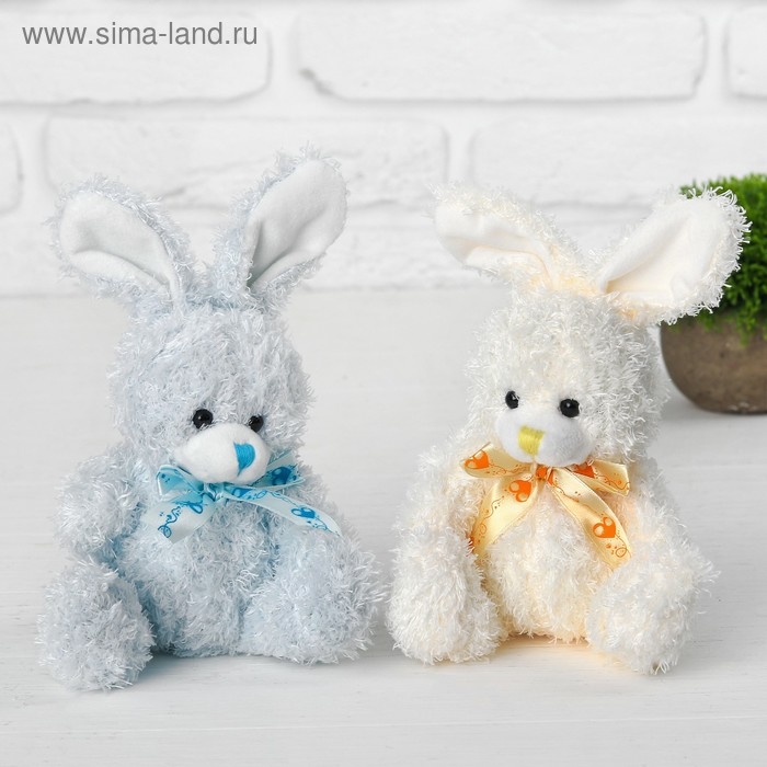 Мягкая игрушка &laquo;Зайка с бантом&raquo;, цвета МИКС
