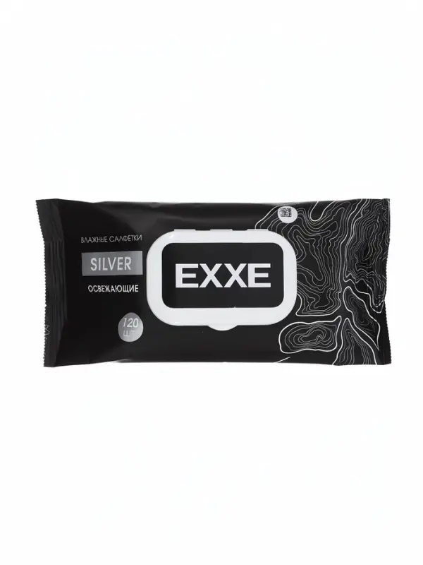 Влажные салфетки EXXE MEN (Микс Breeze&Silver), 120 шт