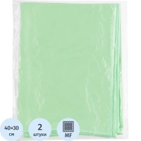 Салфетки хозяйственные HQ Profiline д/глян пов 30х40см 170г/м2 зелен 2шт/уп