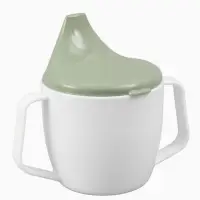 Поильник детский с твёрдым носиком, с ручками, 200 мл., &laquo;Дино&raquo;