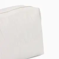 Косметичка ONE COLOR, на молнии, искусственная кожа, белая