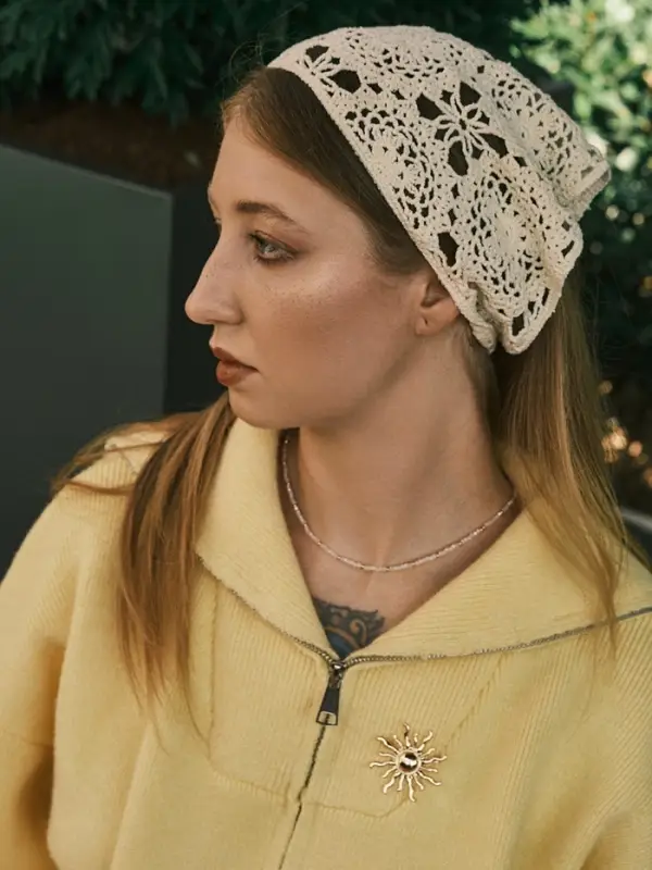 Брошь &laquo;Солнце&raquo;, цвет золото