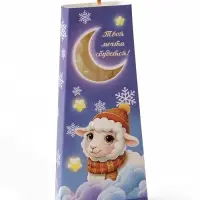Свечи новогодние витые &laquo;Поверь в мечту!&raquo;, 4 шт., серебро, 6.8&times;16&times;2 см