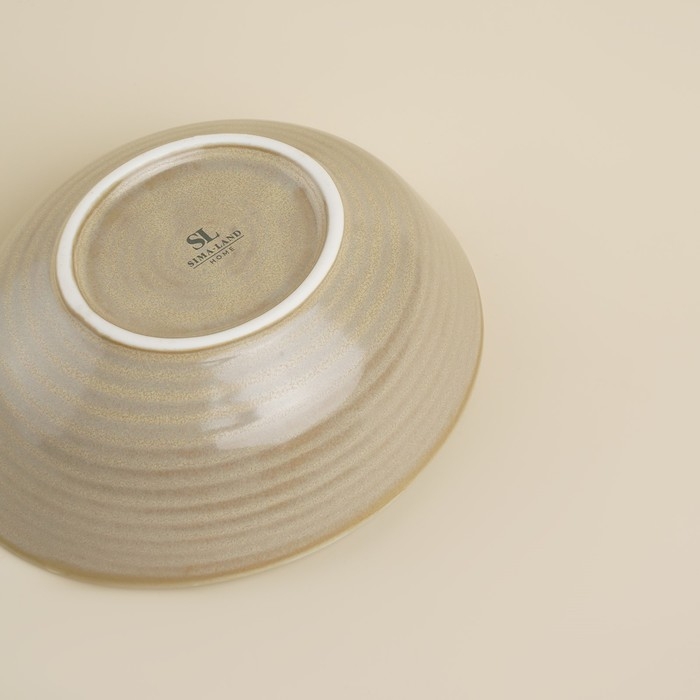 Салатник фарфоровый SL Home «Песчаный бриз», 290 мл, цвет бежевый Салатник фарфоровый SL Home «Песчаный бриз», 290 мл, цвет бежевый