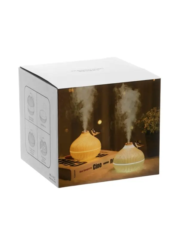 Увлажнитель воздуха HM-7, ультразвуковой, до 15 м², 2 Вт, 300 мл, белый