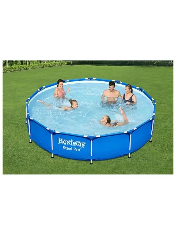 Бассейн каркасный Bestway Steel Pro 56681, 366&times;76 см, фильтр-насос, круглый