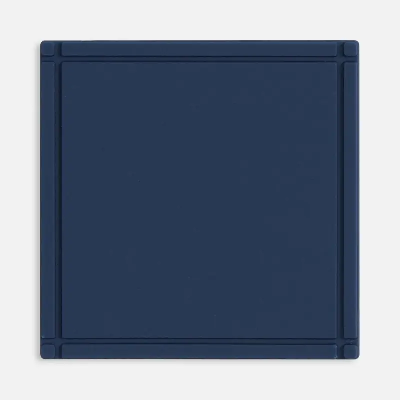 Лейбл из ПВХ Dzeta, L, темно-синий