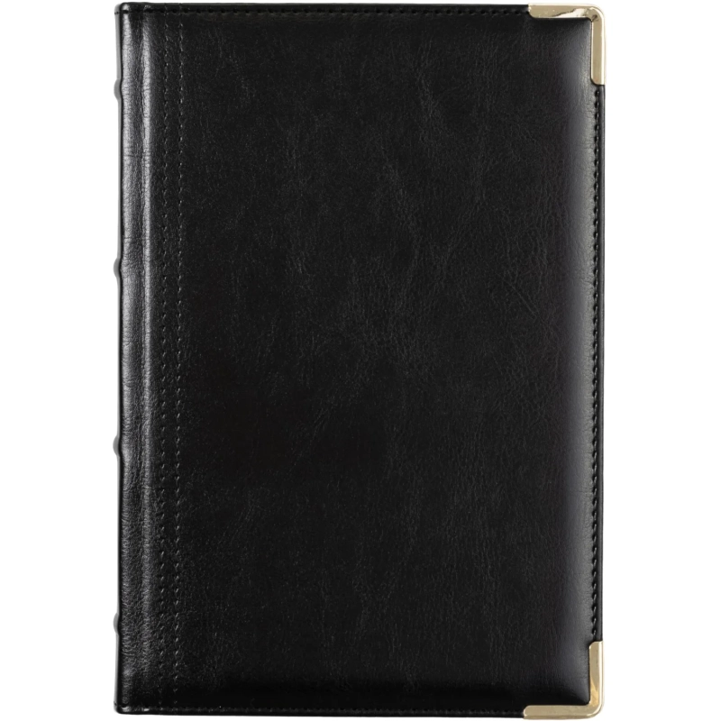 Ежедневник полудатированный А5+, 208л, BOSS черный 3-404/267