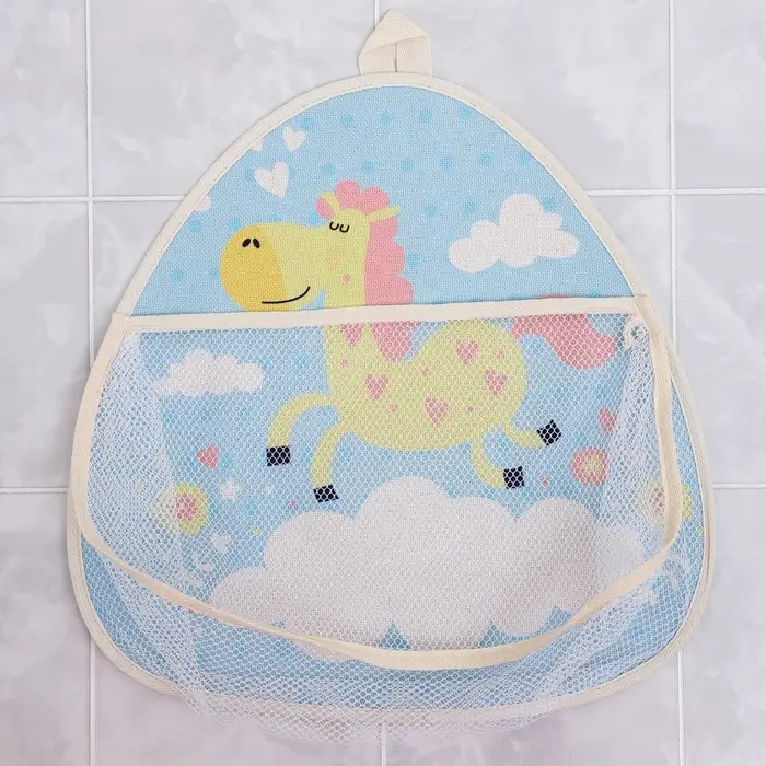 Сетка для хранения игрушек в ванной с петелькой &laquo;Лошадка&raquo;