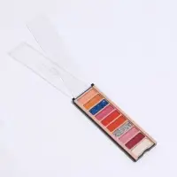 Палетка теней для век с шиммером 10 цветов Палетка теней для век с шиммером 10 цветов