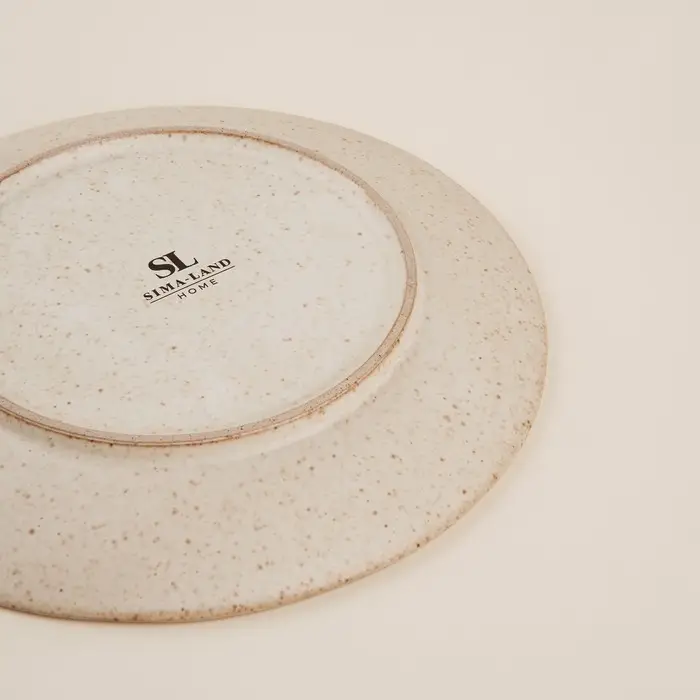 Тарелки SL Home &laquo;Виенто&raquo;, d=23 см, набор 2 шт., керамика, бежевые
