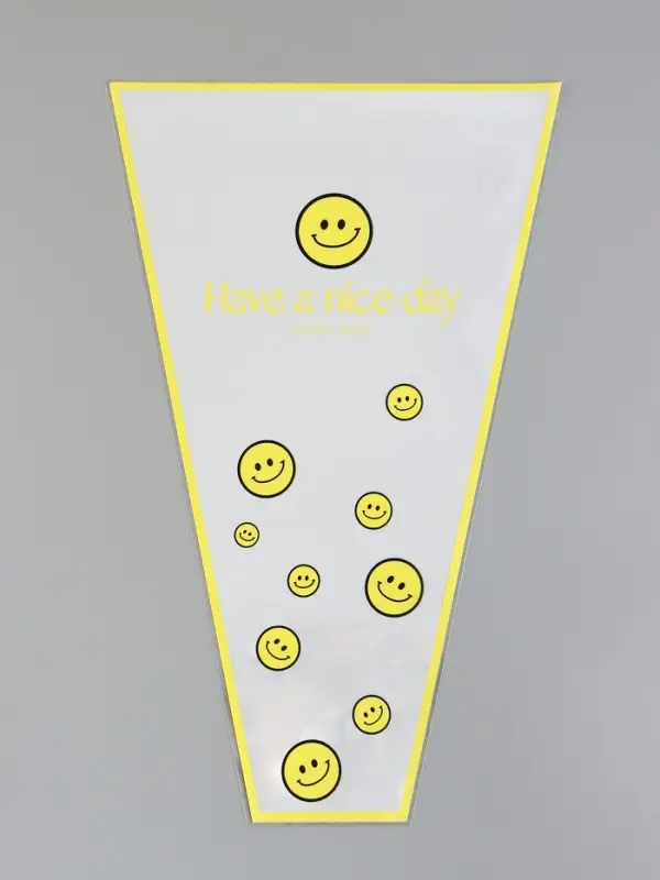 Пакет цветочный Конус, белый, 28×9×44 см±1 см Пакет цветочный Конус, белый, 28×9×44 см±1 см