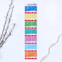 Термонаклейки на 7 яиц &laquo;Зверята&raquo; на пасху, 7.3&times;34.2 см