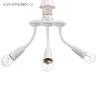 Светильник 1115/3 Е27 40Вт белый 5х14,5х22,5 см BayerLux Светильник 1115/3 Е27 40Вт белый 5х14,5х22,5 см BayerLux