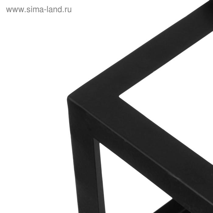 Люстра потолочная Люстра потолочная "Куб" черный 1x40W E27 16x16x19 см BayerLux