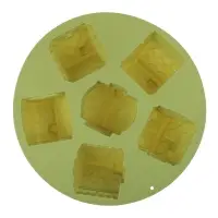 VETTA Форма для выпечки 6 ячеек 26х6см, "Домики", силикон, 3 цвета