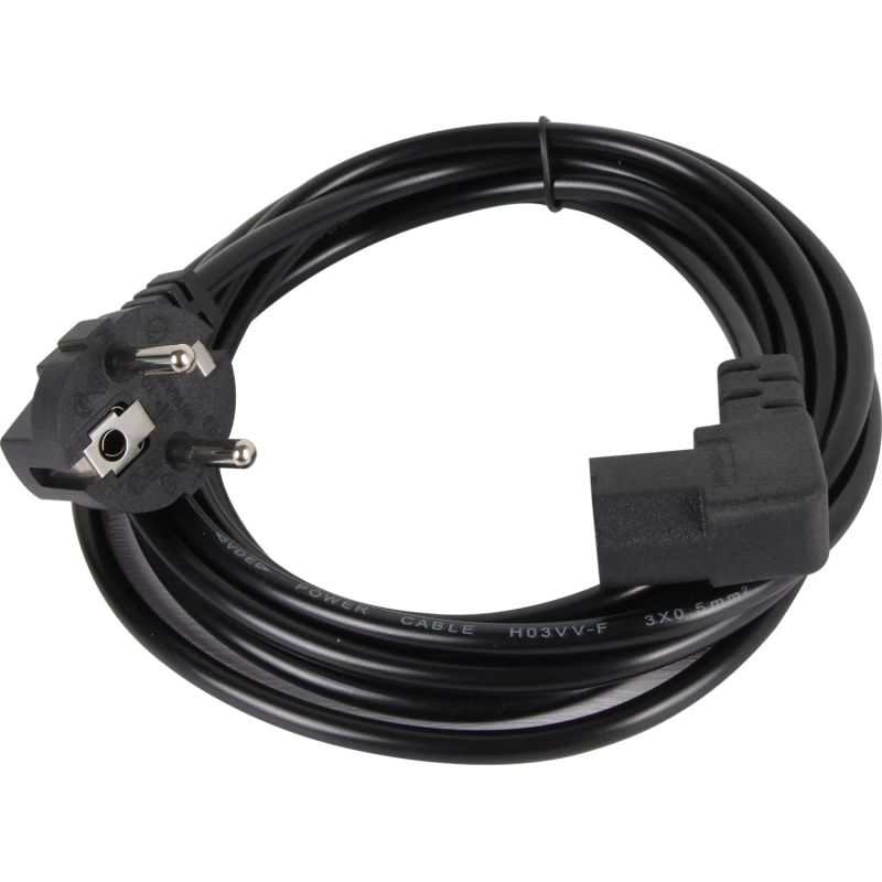 Кабель комп - розетка 220V EU (угол-угол) 3m, iOpen <ACE021R-3.0M