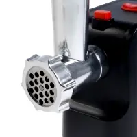 Мясорубка HomeStar STM-2039, 2000 Вт, 1.5 кг/мин, 2 диска, реверс, чёрная