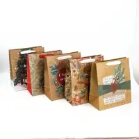 Набор пакетов крафтовых «Новогоднее поздравление» Набор пакетов крафтовых «Новогоднее поздравление»