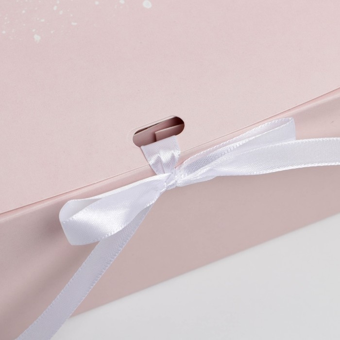 Коробка подарочная новогодняя складная двухсторонняя «Розовый Новый год», 31 х 24.5 х 8 см, Новый год Коробка подарочная новогодняя складная двухсторонняя «Розовый Новый год», 31 х 24.5 х 8 см, Новый год