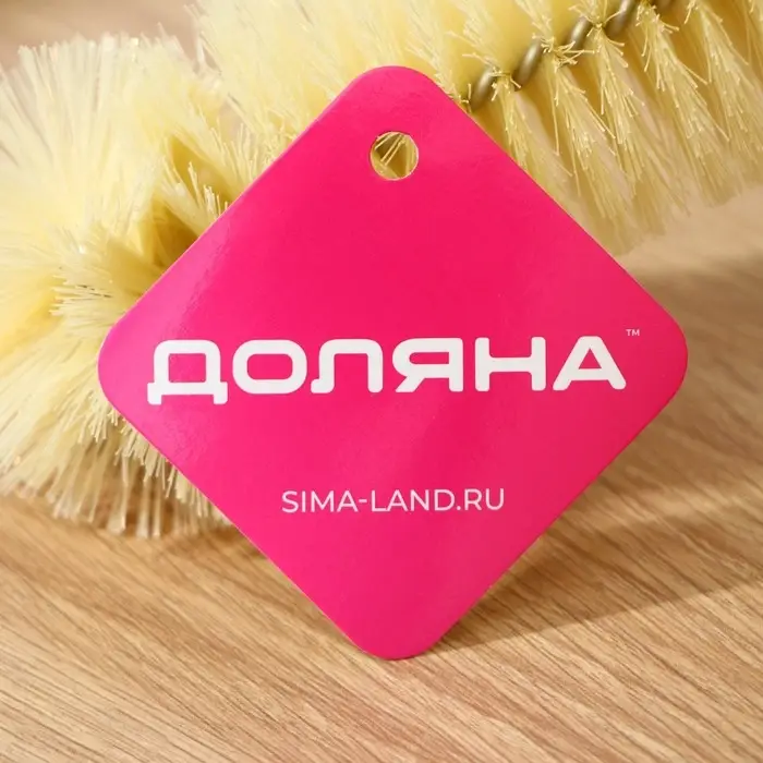 Ёршик для посуды с деревянной ручкой Доляна, 37&times;7 см