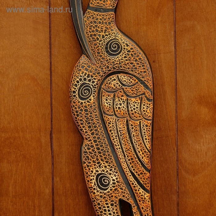 Панно настенное дерево "Аист"МИКС  95х13х1 см