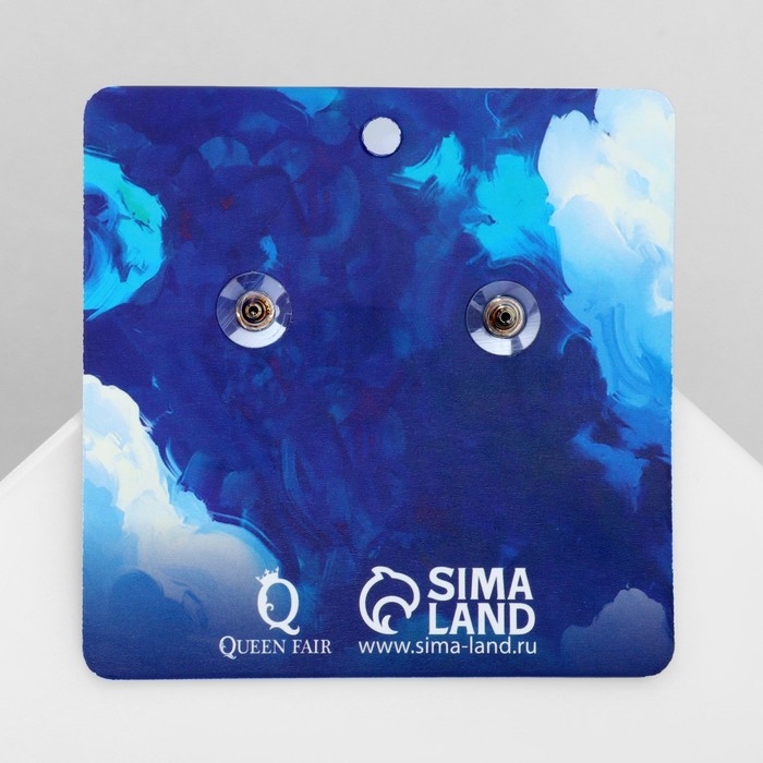 Серьги эмаль «Вокруг света» самолёт и земной шар, цветные в золоте Серьги эмаль «Вокруг света» самолёт и земной шар, цветные в золоте