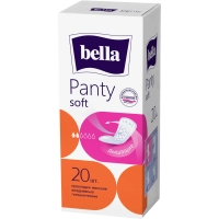 Прокладки женские гигиенические ежедневные bella PANTY Panty Soft,20шт/уп.