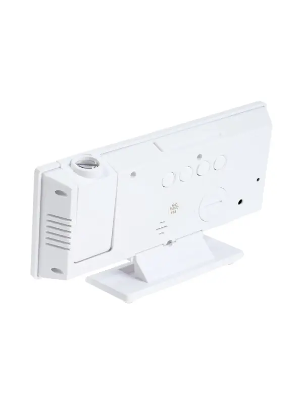 Часы-будильник электронные настольные с проекцией на потолок, 18.4&times;7.5 см, зеленая индикация