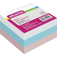 Блок для записей ATTACHE запасной 9х9х5 триколор 80г