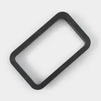 Формы для выпечки перфорированные Доляна &laquo;Прямоугольник&raquo;, набор 6 шт., пластик, 10&times;5.5&times;2 см, чёрные