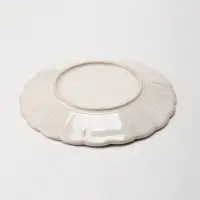 Блюдце &laquo;Колос&raquo;, d=15.5 см, фарфор, молочное